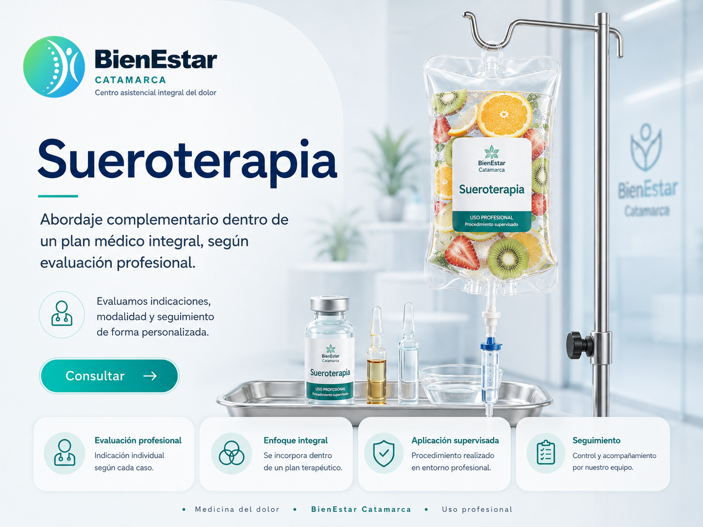 Sueroterapia en BienEstar Catamarca